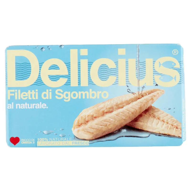 DELICIUS FILETTI SGOMBRO NATURALE GR.90