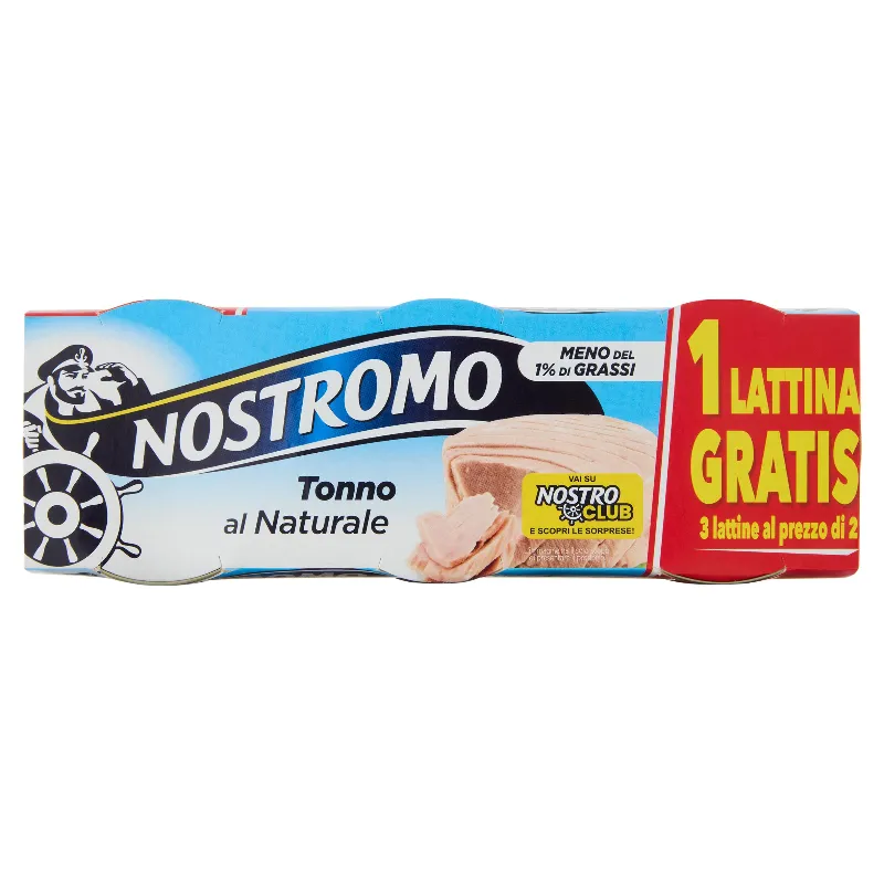 NOSTROMO TONNO AL NATURALE GR.70X3