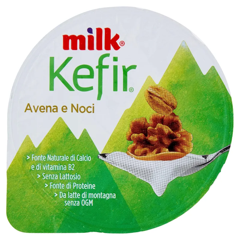 MILK KEFIR CREMOSO AVENA E NOCI GR.150