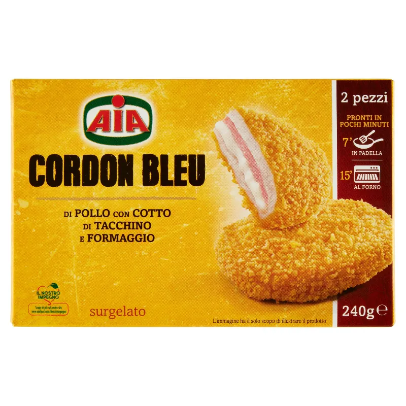 AIA CORDON BLEU POLLO GR. 240 SURG. COTTO