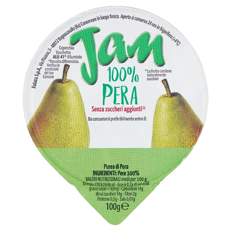 JAM POLPA DI PERA VASCHETTA GR.100