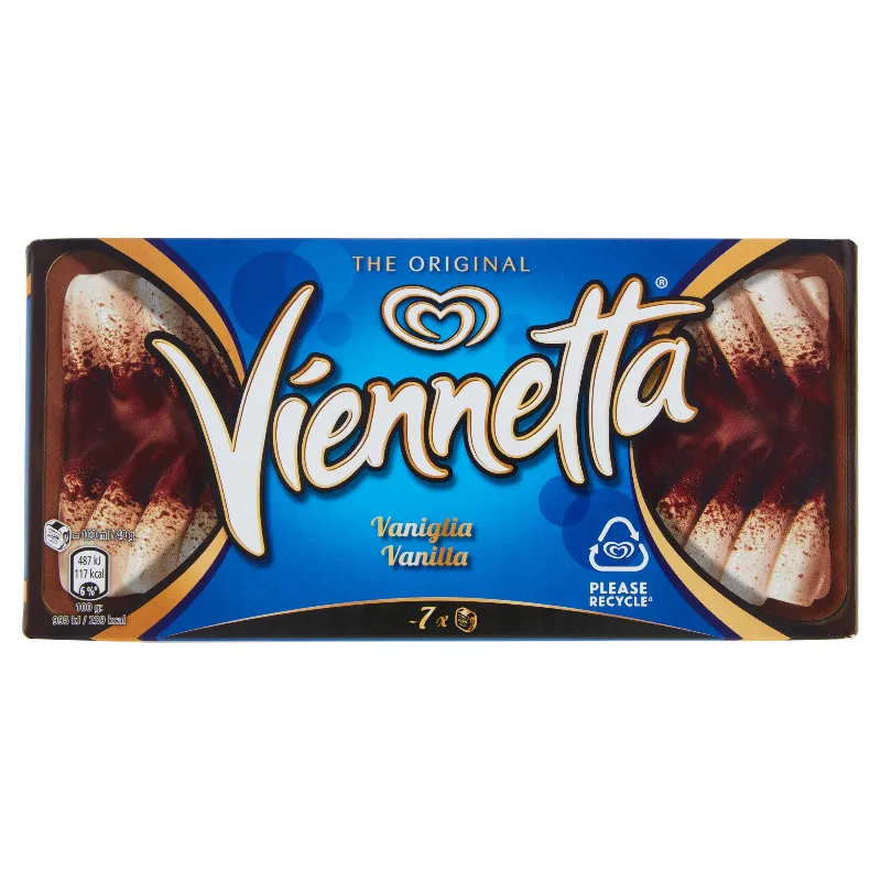 ALGIDA VIENNETTA VANIGLIA ML.650