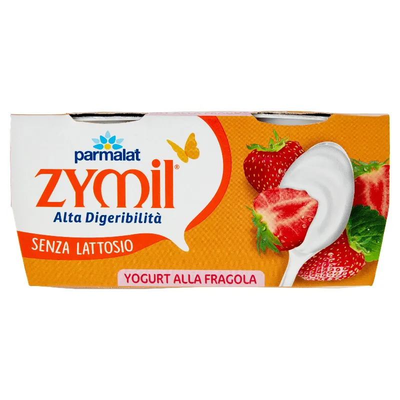 PARMALAT ZYMIL YOGURT FRAGOLA GR.125X2