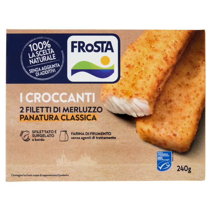FROSTA FILETTI DI MERLUZZO CROCCANTE GR.240