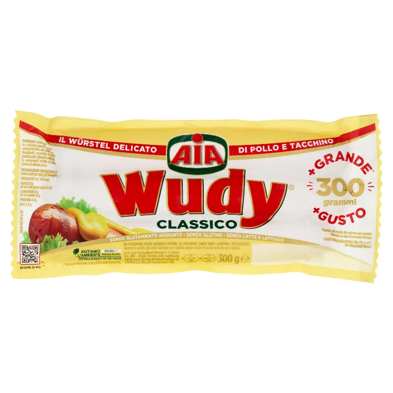 AIA WUDY WURSTEL CLASSICO GR.300