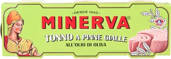 MINERVA TONNO O.O. PINNE GIALLE GR.70X3