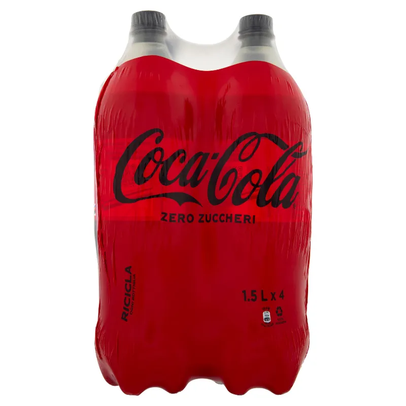 COCA COLA ZERO PET LT.1,5X4