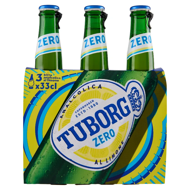TUBORG LEMON ZERO CL.33X3
