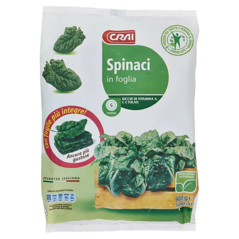 CRAI SPINACI FOGLIA GR.900