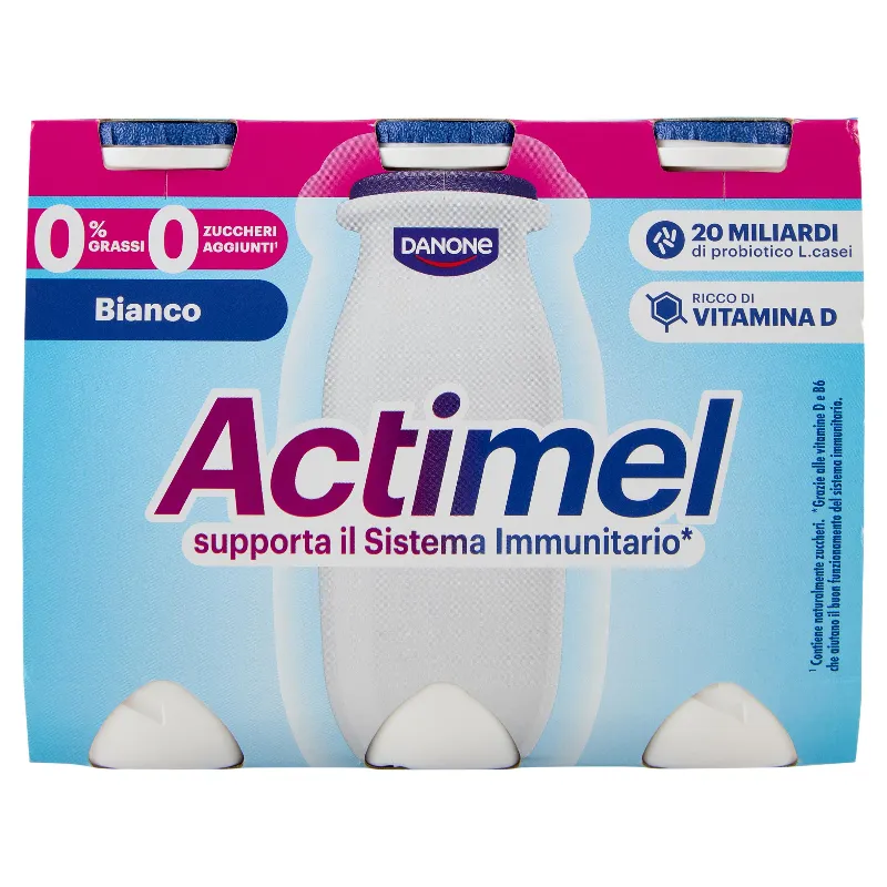 DANONE ACTIMEL GR.100X6 0% BIANCO