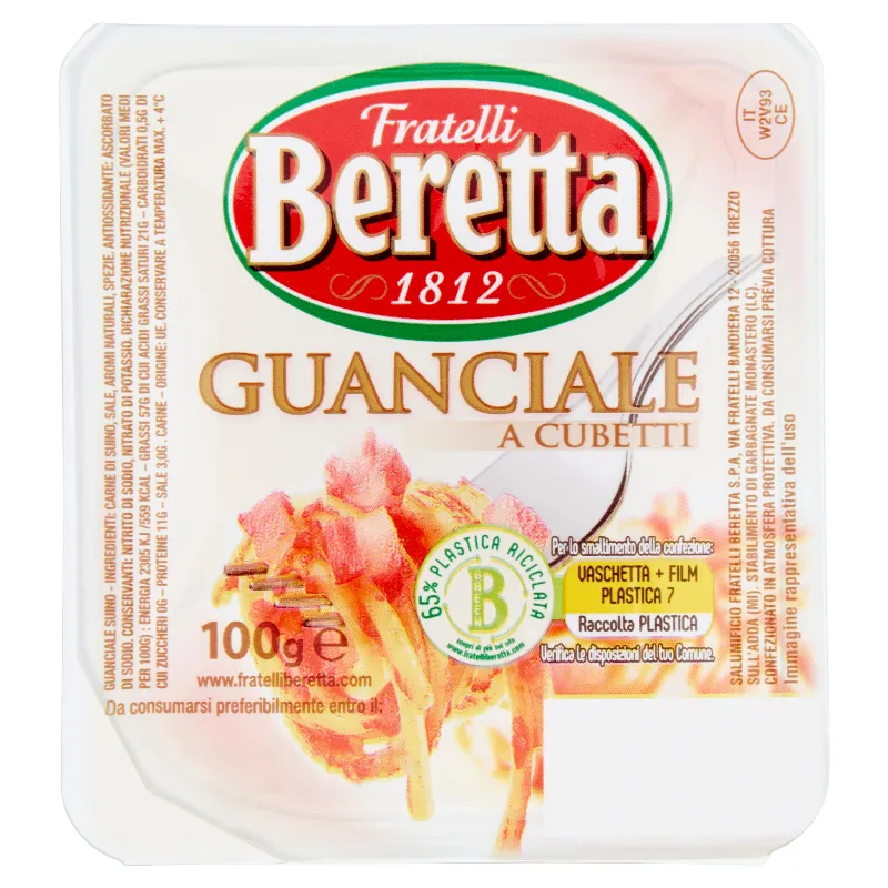 BERETTA GUANCIALE A CUBETTI GR.100