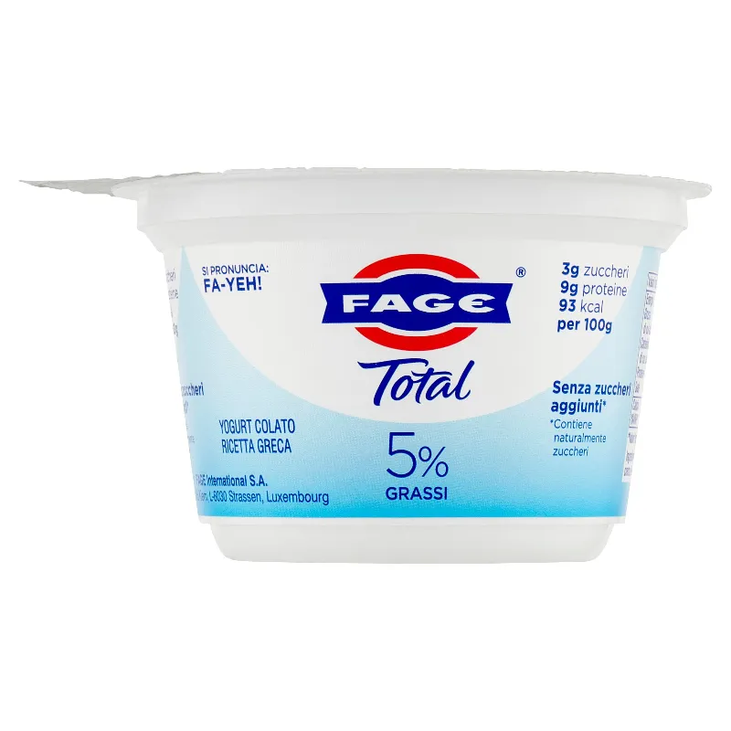 FAGE TOTAL YOGURT GRECO BIANCO GR.150 5% INTERO