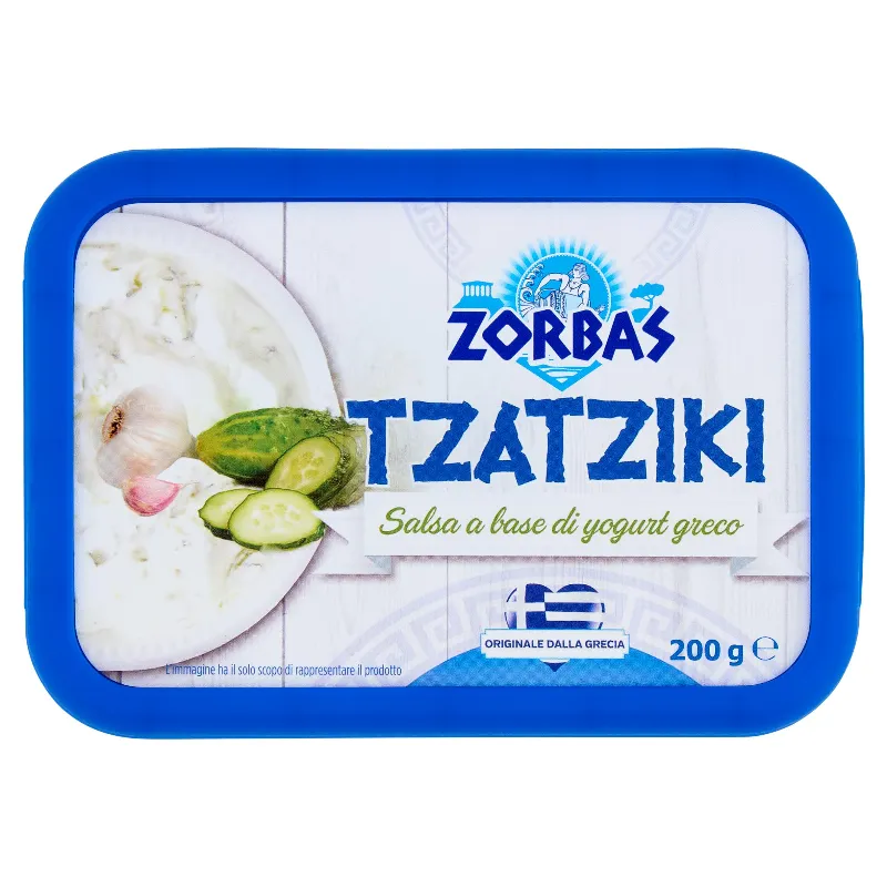 ZORBAS TZATZIKI SALSA YOGURT GR.200