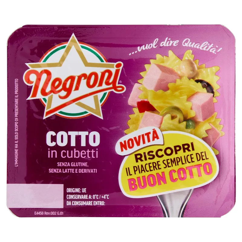 NEGRONI COTTO IN CUBETTI GR.120