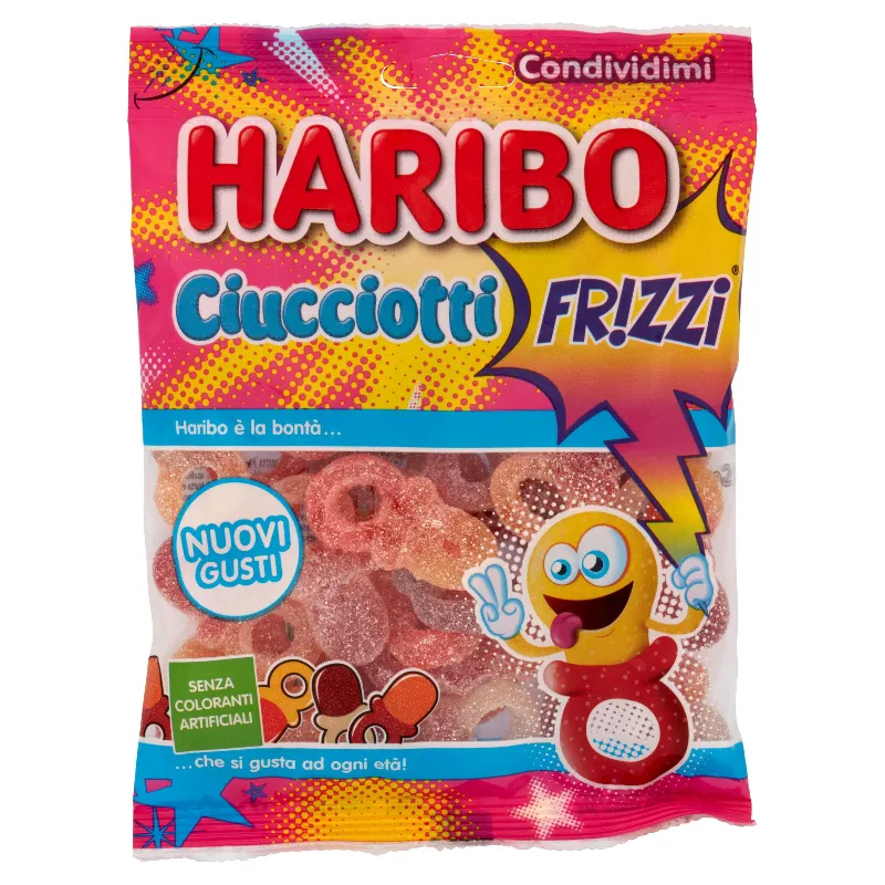 HARIBO BUSTA CIUCCIOTTI FRIZZI GR.175