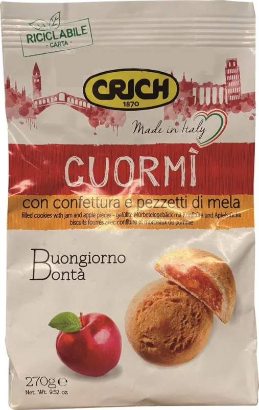 CRICH CUORMI' CON PEZZETTI DI MELA GR.270