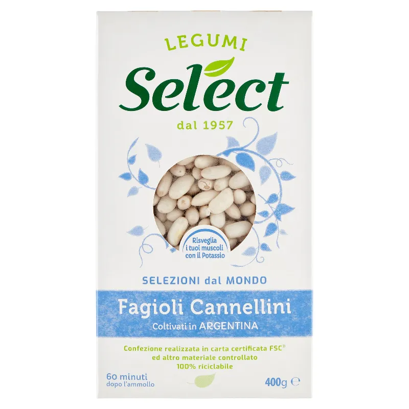 SELECT FAGIOLI CANNELLINI ASTUCCIO GR.400