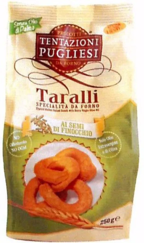 TENTAZIONI PUGLIESI TARALLI GOCCIA FINOCCHIO GR350