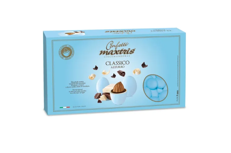 MAXTRIS CONFETTI CIOCCOMANDORLA CELESTE KG.1