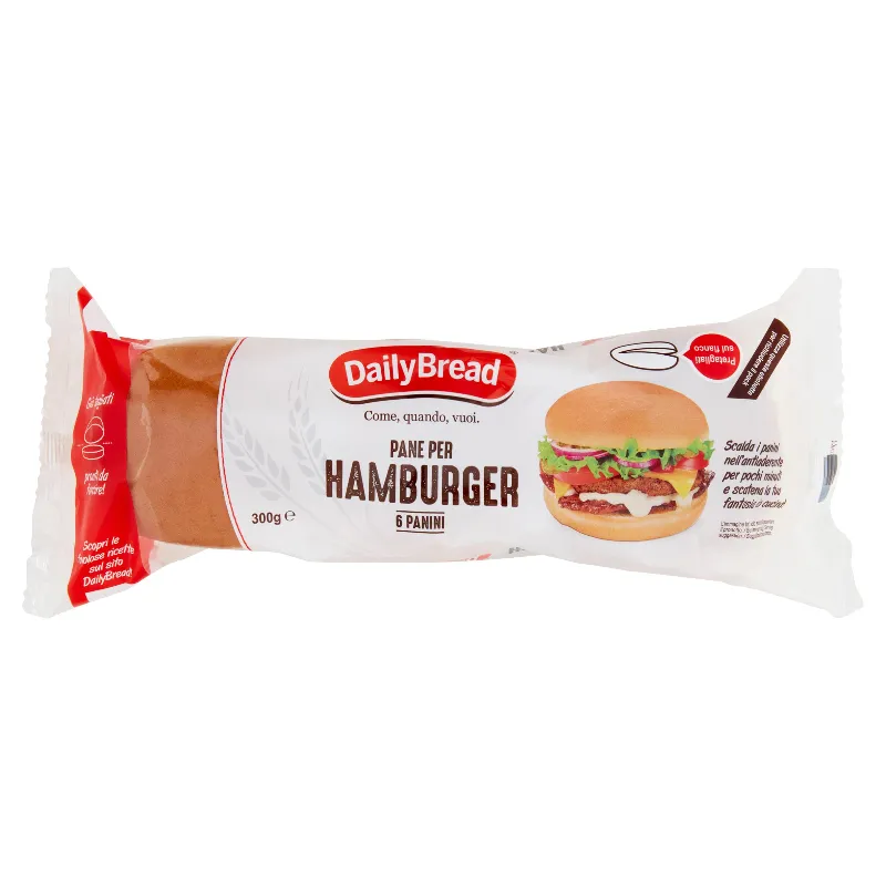 DAILY BREAD HAMBURGER X6 GR.300