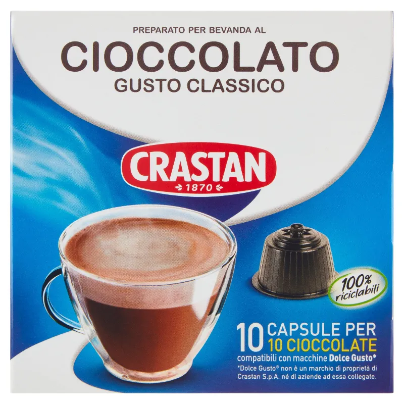CRASTAN CAPSULE NDG X10 CIOCCOLATA CLASSICA GR.180