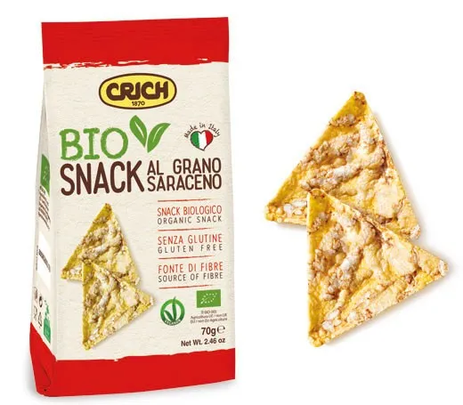 CRICH SNACK AL GRANO SARACENO GR.70 ***