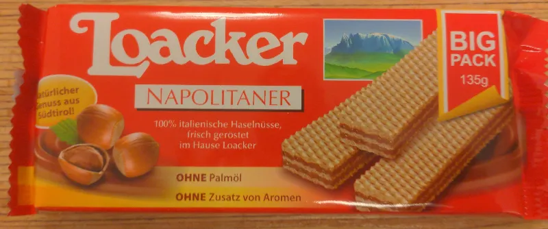 LOACKER WAFER NAPOLITANER GR.135