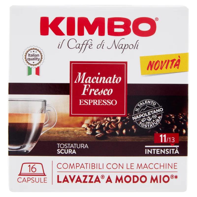 KIMBO CAPSULE AMM MACINATO FRESCO ESPR X16 GR.120