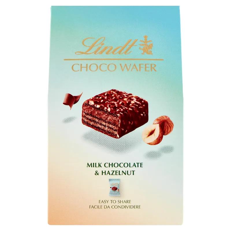 LINDT BAG CHOCOWAFER HAZ GR.135