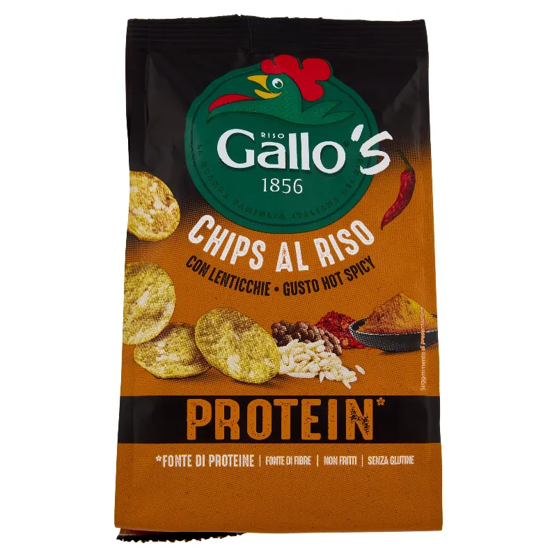 GALLO CHIPS PROTEIN - HOT SPICY GR.40