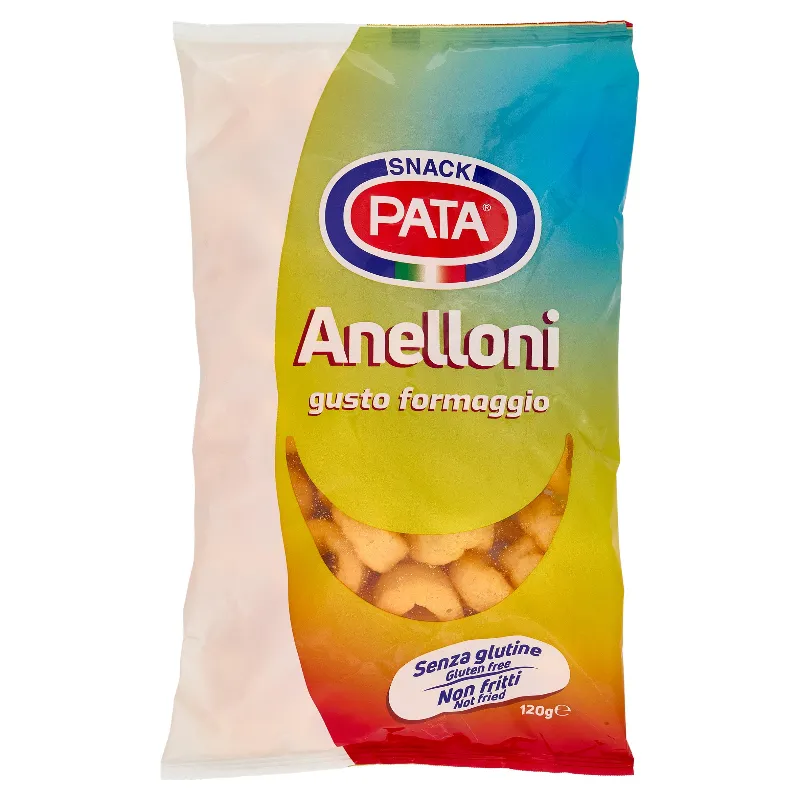 PATA ANELLONI DI MAIS GUSTO FORMAGGIO GR.120