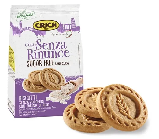 CRICH SENZA RINUNCE BISCOTTI S/Z C/FAR RISO GR.270