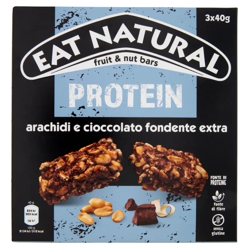 EAT NATURAL PROTEIN CIOCCOLATO/ARACHIDI GR.120