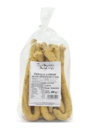 TENTAZIONI PUGLIESI TARALLI LUNGHI GR.350