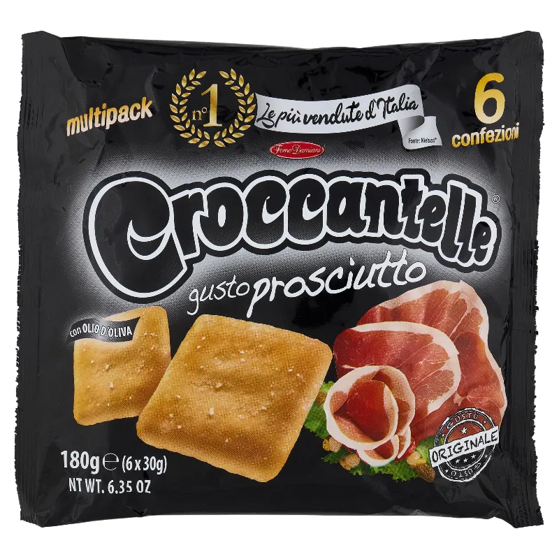FORNO DAMIANI CROCCANTELLE PROSCIUTTO GR.30X6