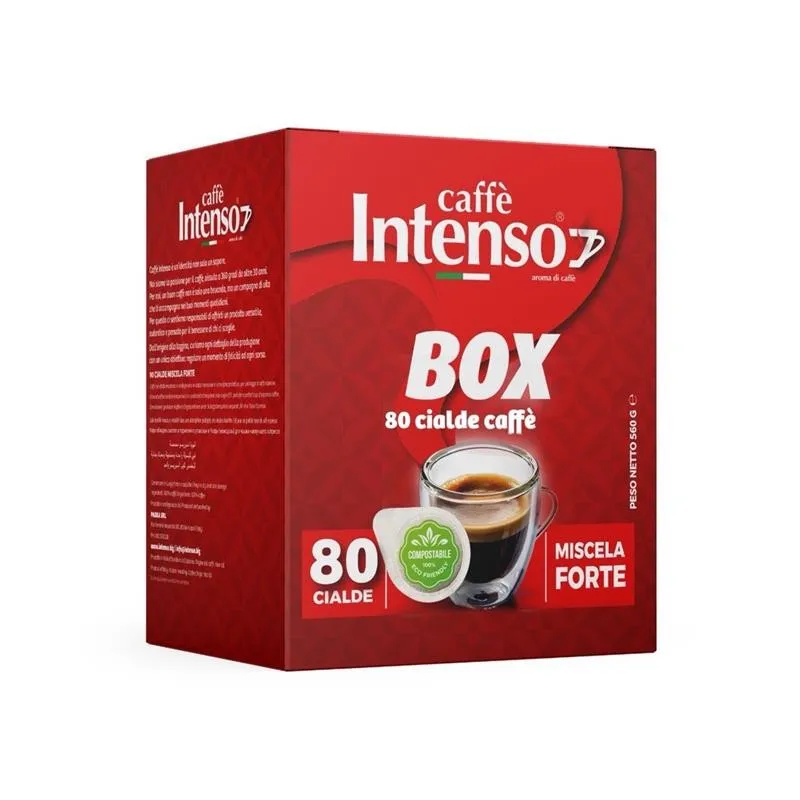 INTENSO CIALDE BOX X80 MISCELA FORTE ***