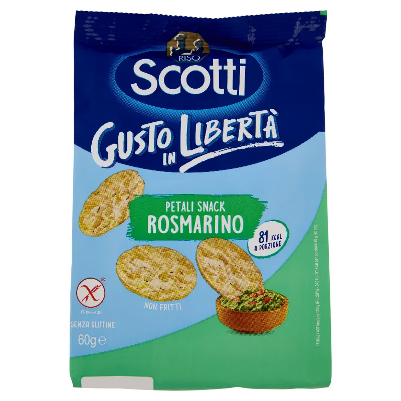 SCOTTI RISO PETALI SNACK ROSMARINO GR.60