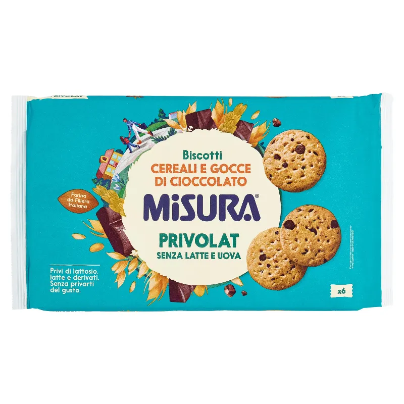 MISURA BISCOTTI PRIVOLAT CEREALI/GOCCE CIOC GR.280