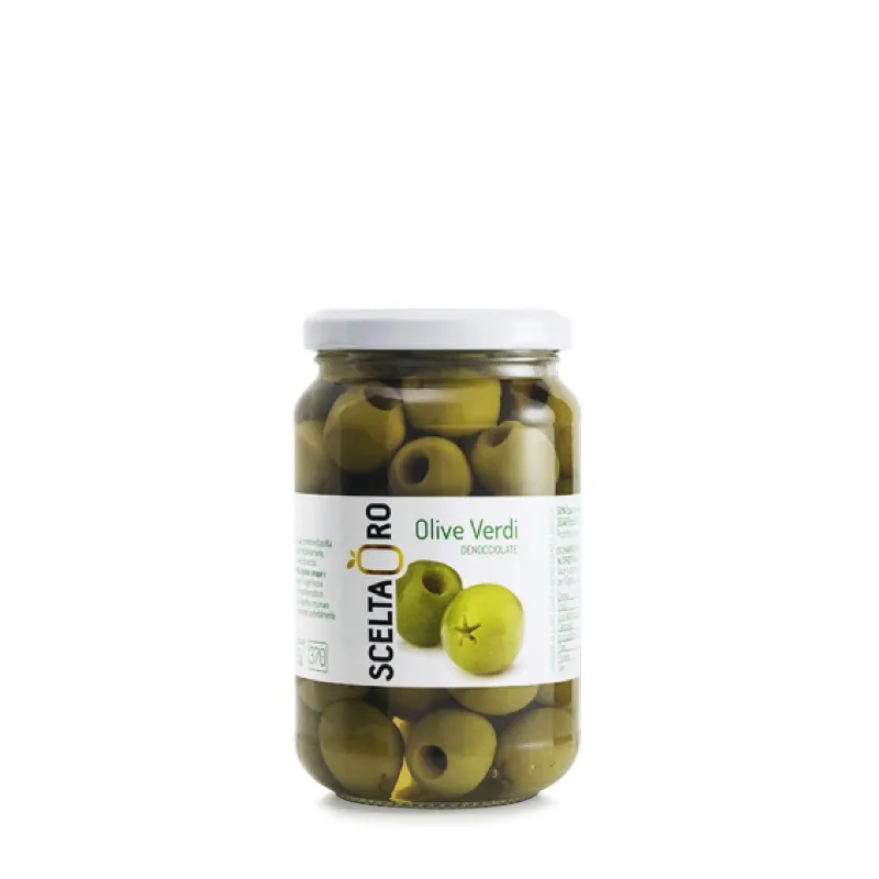 SCELTA ORO OLIVE VERDI DENOCCIOLATE VASO GR.330