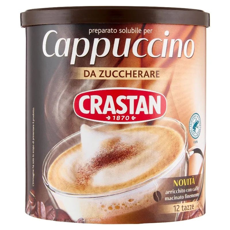 CRASTAN CAPPUCCINO BARATTOLO NON ZUCCHERATO GR.150