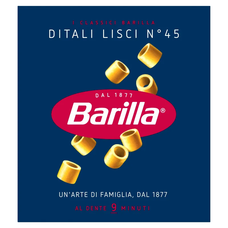 BARILLA N.45 DITALI LISCI GR.500 ***