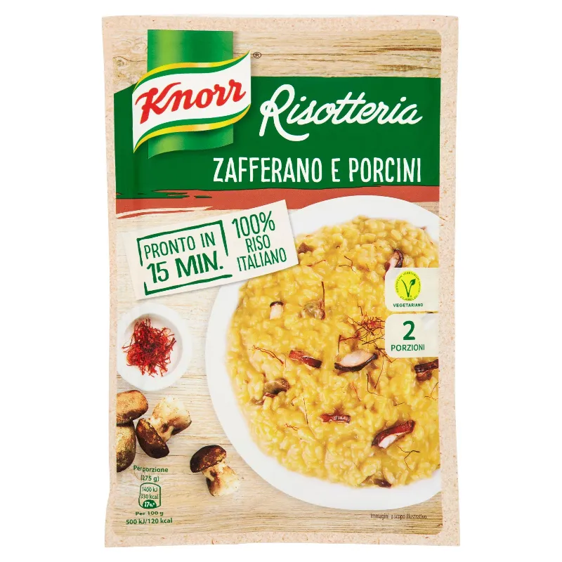 KNORR RISOTTO GR.175 ZAFFERANO E FUNGHI