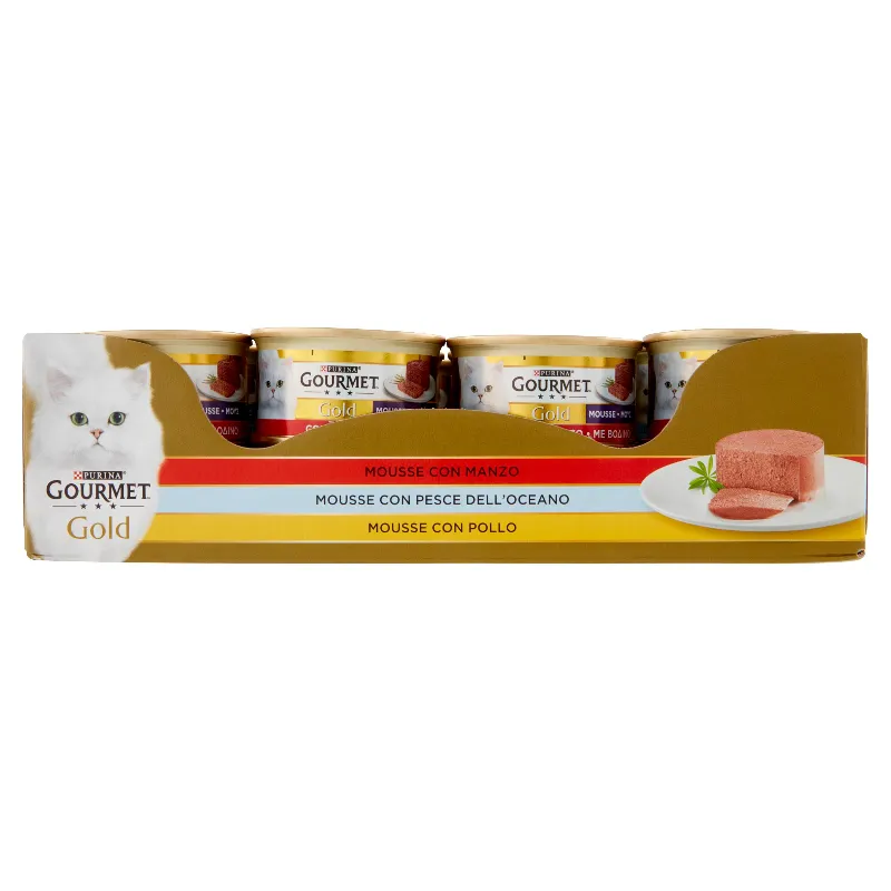 GOURMET GOLD GATTO MOUSSE TACCHINO GR.85