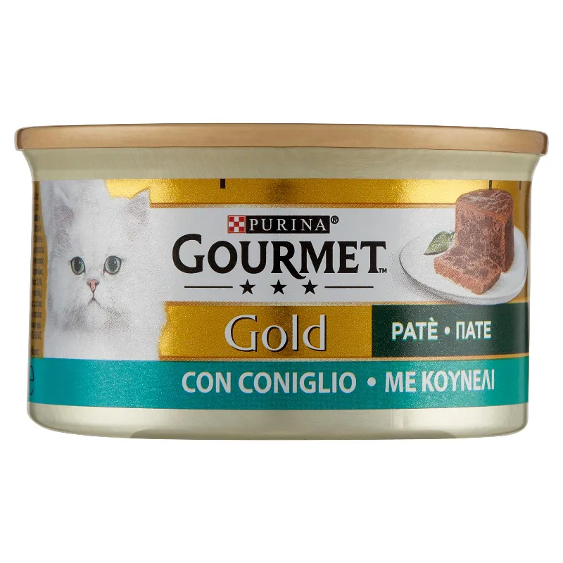 GOURMET GOLD GATTO PATE CONIGLIO GR.85