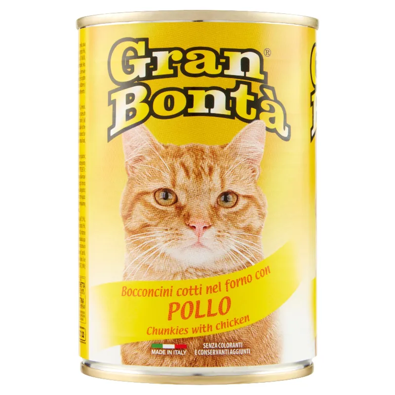 GRAN BONTA' BOCC.GATTO POLLO GR.400