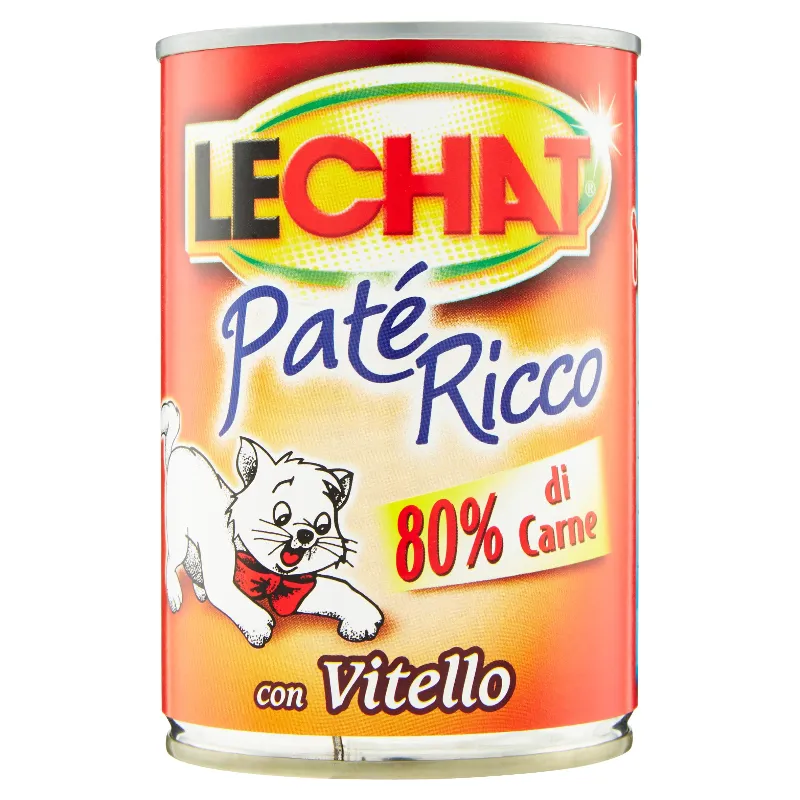 LECHAT PATE RICCO VITELLO GR.400
