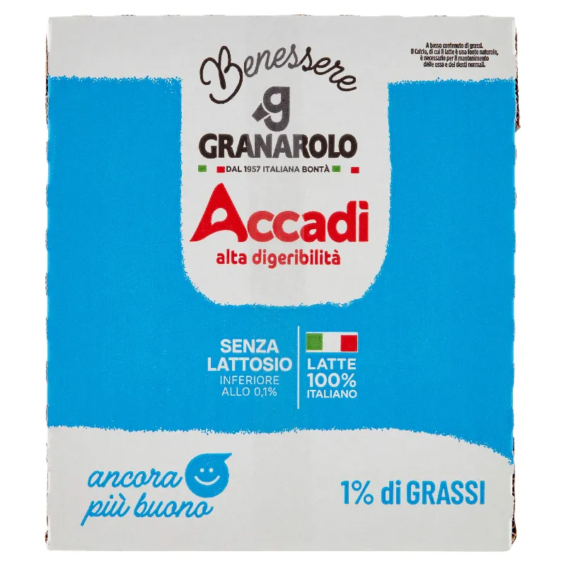 GRANAROLO LATTE UHT ACCADI'P/S VITAM.LT.1