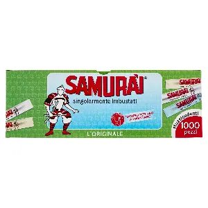 SAMURAI STUZZICADENTI IMBUST.SING.X1000