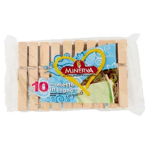 MOLLETTE LEGNO MINERVA GIGANTI X10