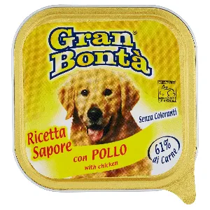 GRAN BONTA' VASCHETTA CANE POLLO GR.150